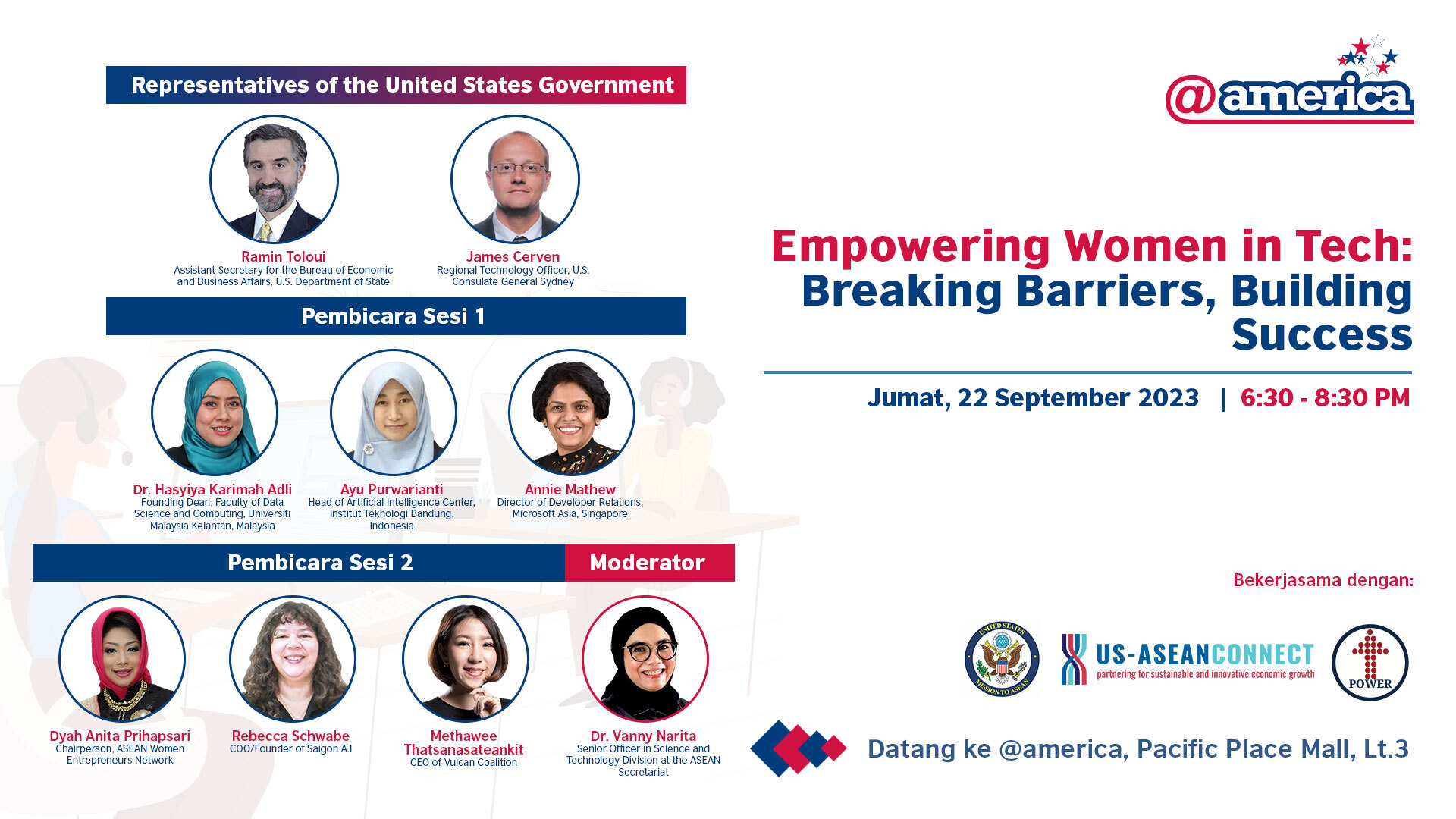 @America Jakarta: Empowering Women in Tech: Breaking Barriers, Building Success